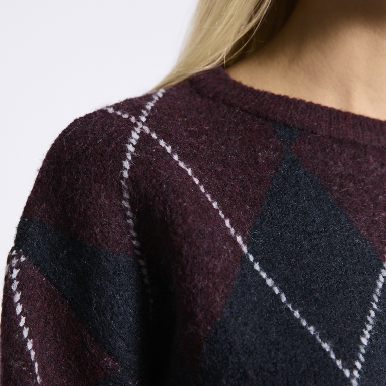 Jacquard-knit sweater "Hazel"